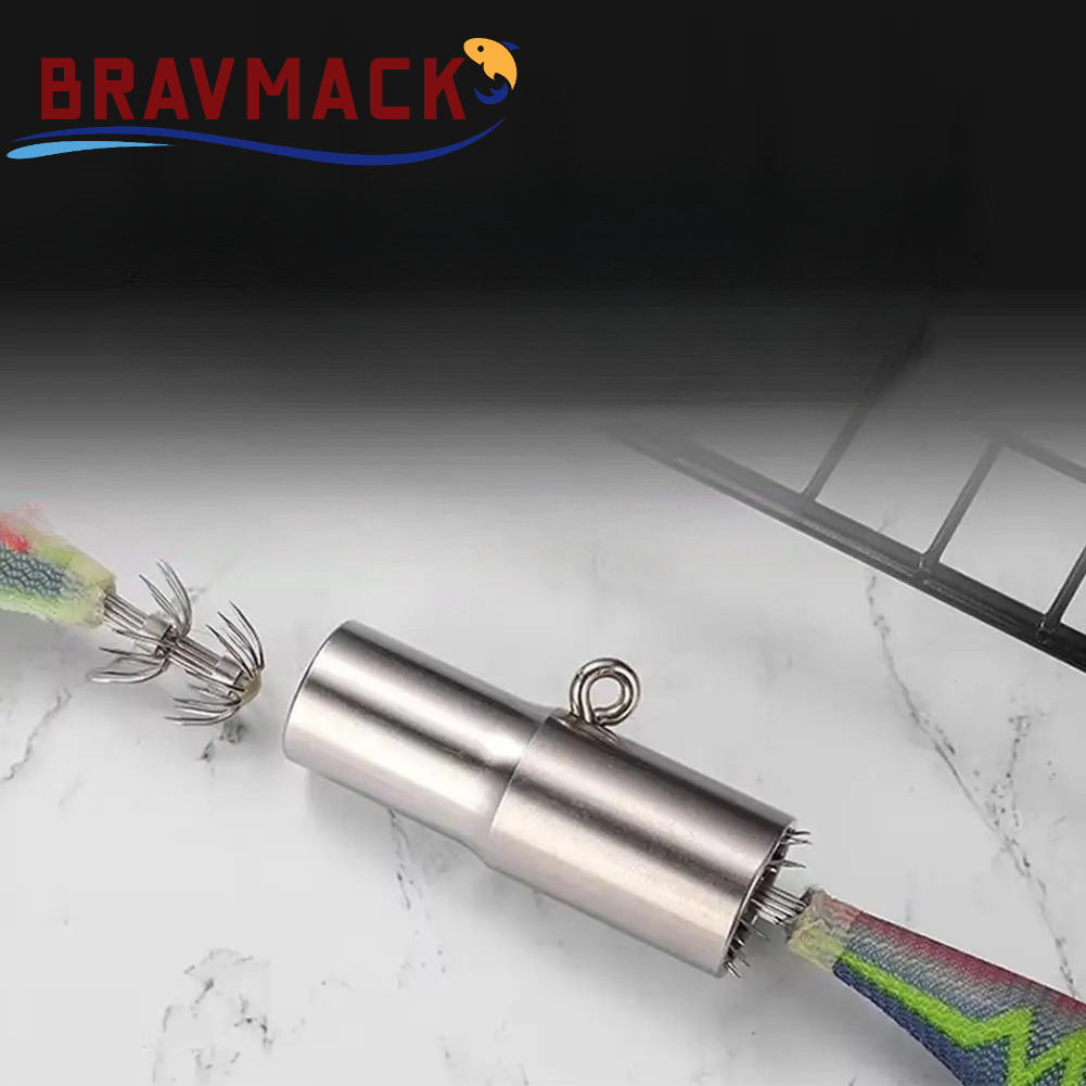 Fishing Equipment And Accessories - BRAVMACK Tintenfischhaken-Korrektur-Nadel, Edelstahl-Reparaturwerkzeug für Oktopus-Haken, Karpfenangelzubehör
