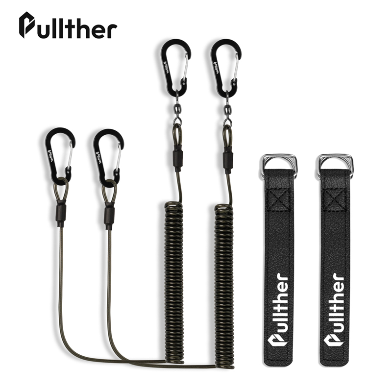 Fishing Equipment Rod - angelzubehör neuheiten，Angel-Spiral-Lanyards mit Ruten-Krawatte, Angel-Lanyard für