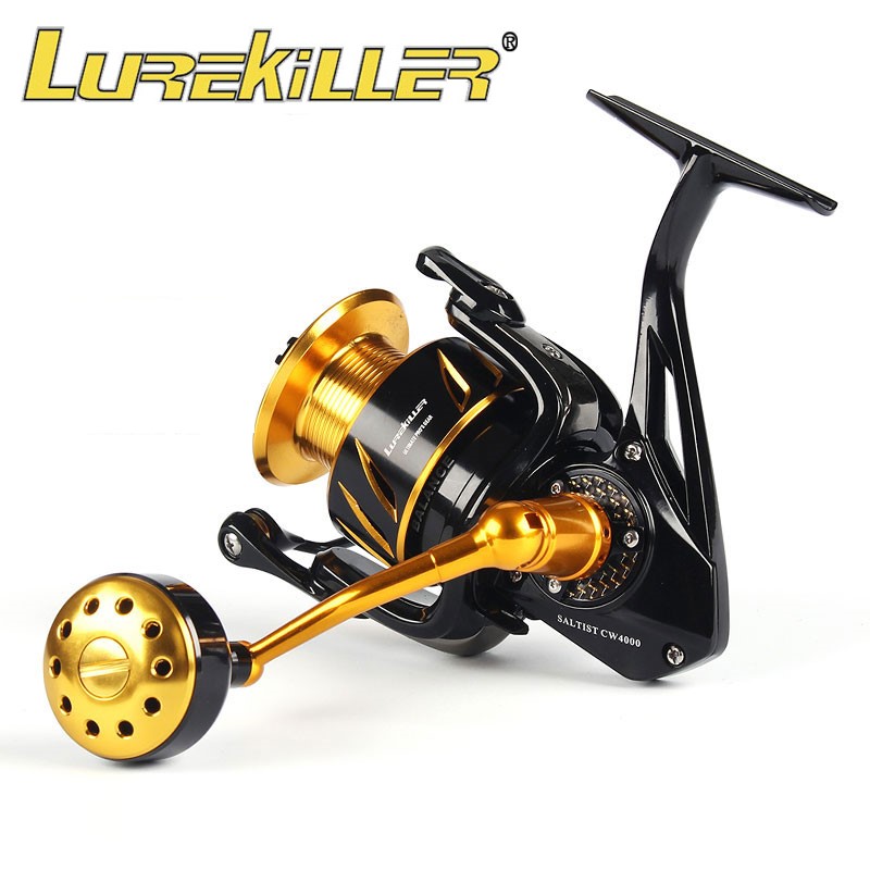 Fishing Equipment Daiwa - Lurekiller Saltist CW Vollmetall-Spinnrolle Salzwasser-Jigging-Rolle 10BB