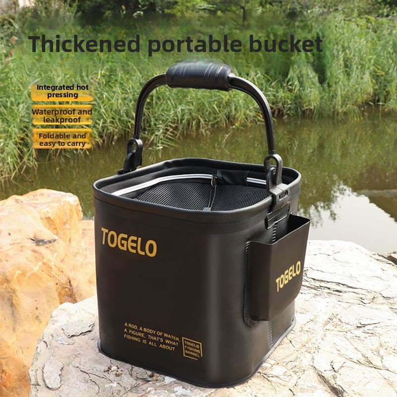 Fischeimer Neuer zusammenklapp – Fishing Equipment In Bewertung und Preis