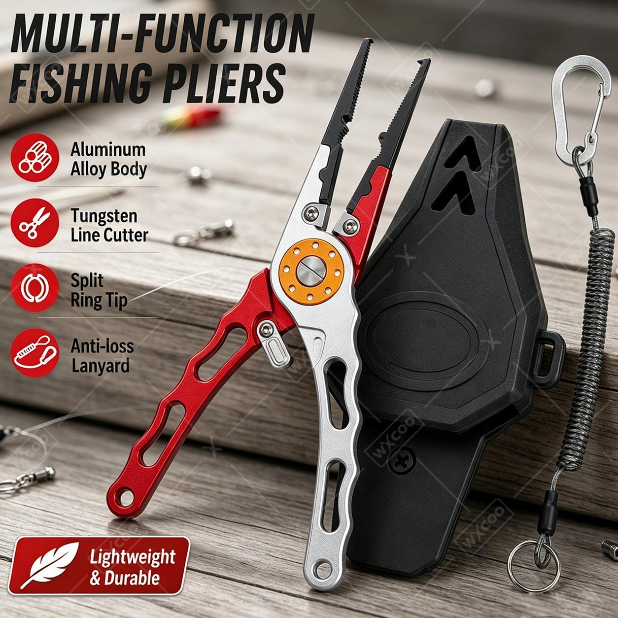 WXCOO Splitringzange, Hakenent – Fishing Equipment Hanger Bewertung und Preis
