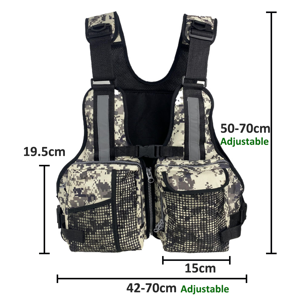 Outdoor-Anglerweste mit mehrer – Fishing Equipment In Bewertung und Preis