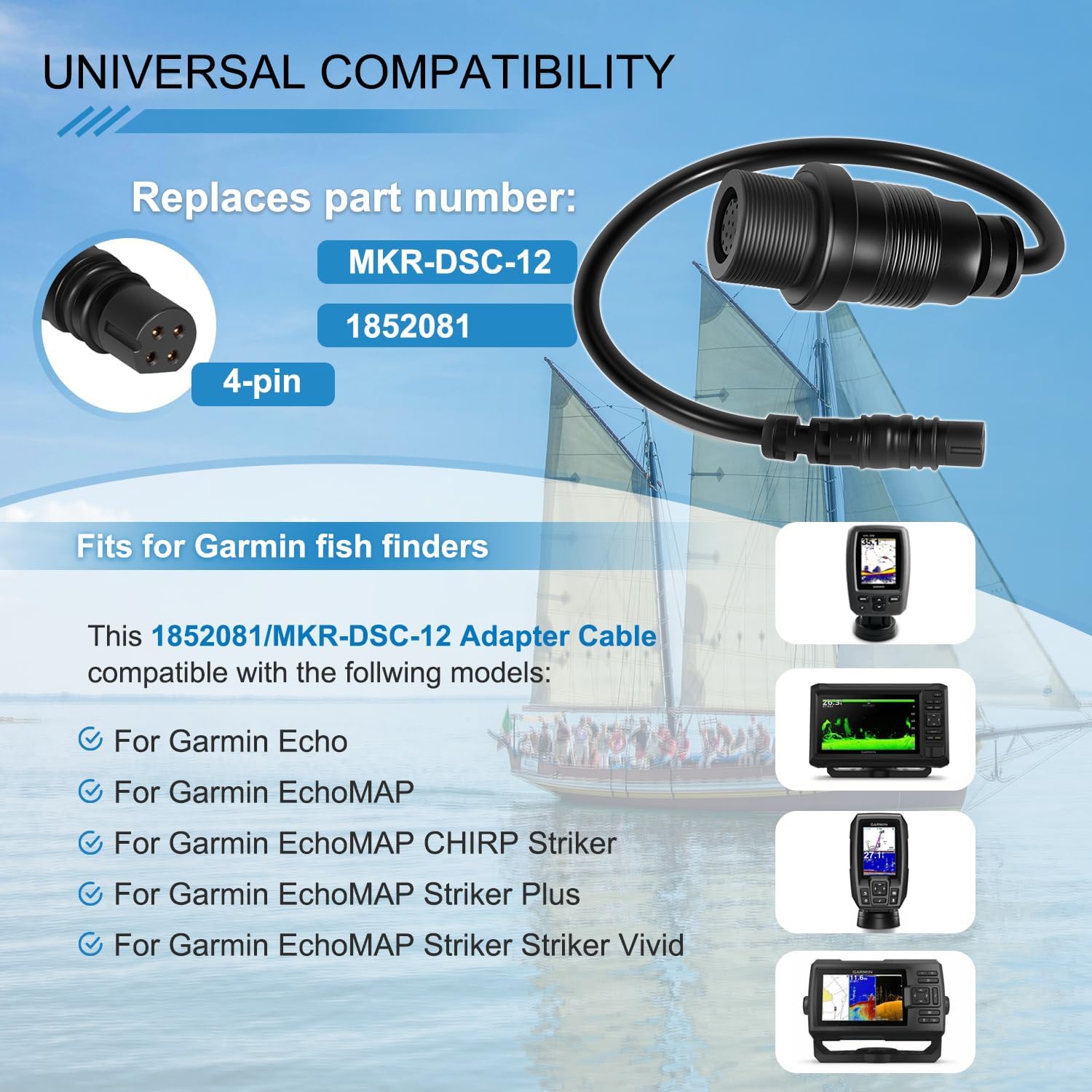 1852081   MKR-DSC-12 Adapterka – Fish Finder Bewertung und Preis