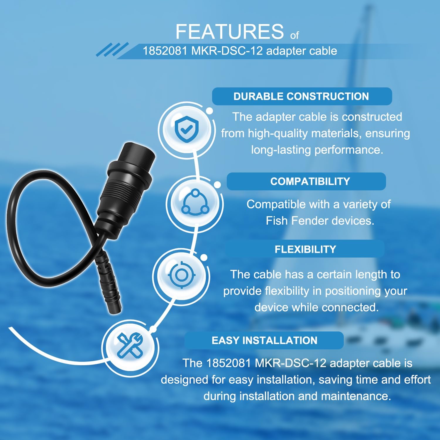 1852081   MKR-DSC-12 Adapterka – Fish Finder Bewertung und Preis